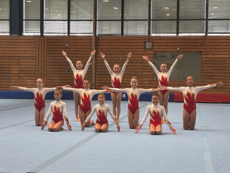 Strahlten über ihre Leistung TG Landshut 1