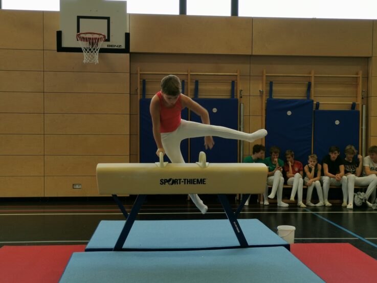 Maximilian Betz am Pauschenpferd