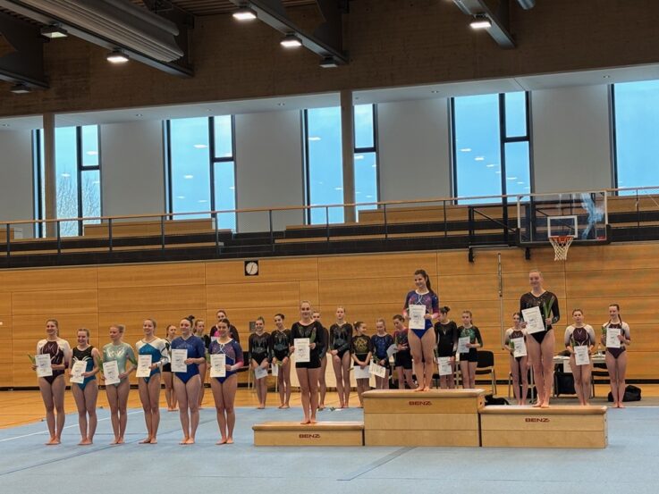 Katharina Schreiner bei der Siegerehrung