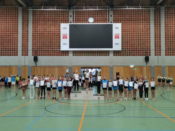 Siegerehrung Mädchen 2017