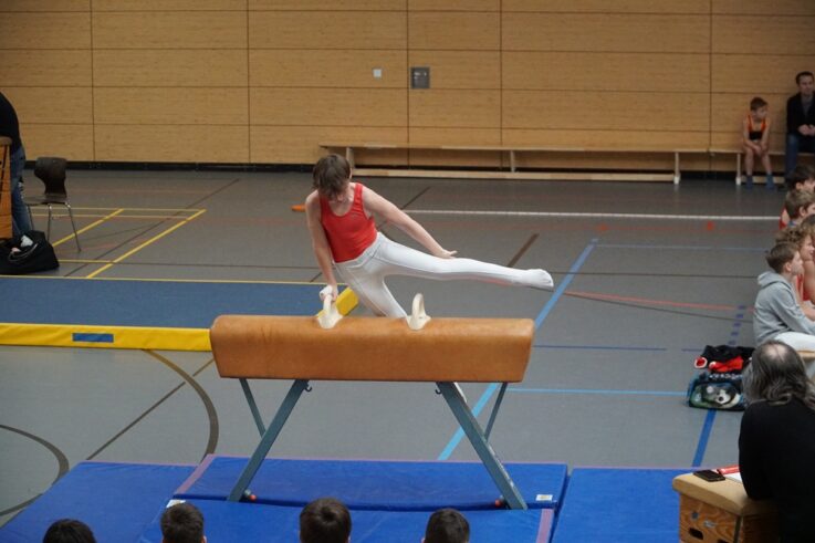 Lukas Westermeier am Seitpferd