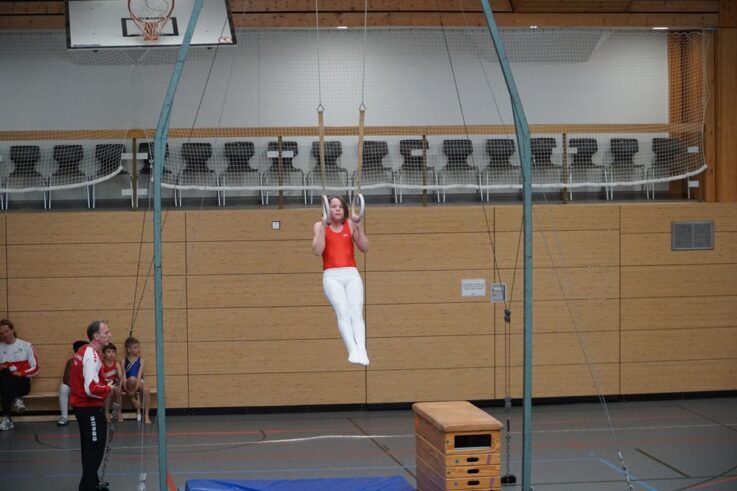 Maximilan Stumpfegger an den Ringen